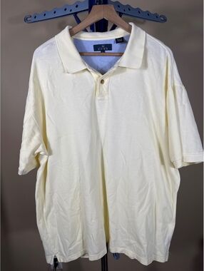 Enro XL Yellow Polo Shirt 100% Cotton Made in USA